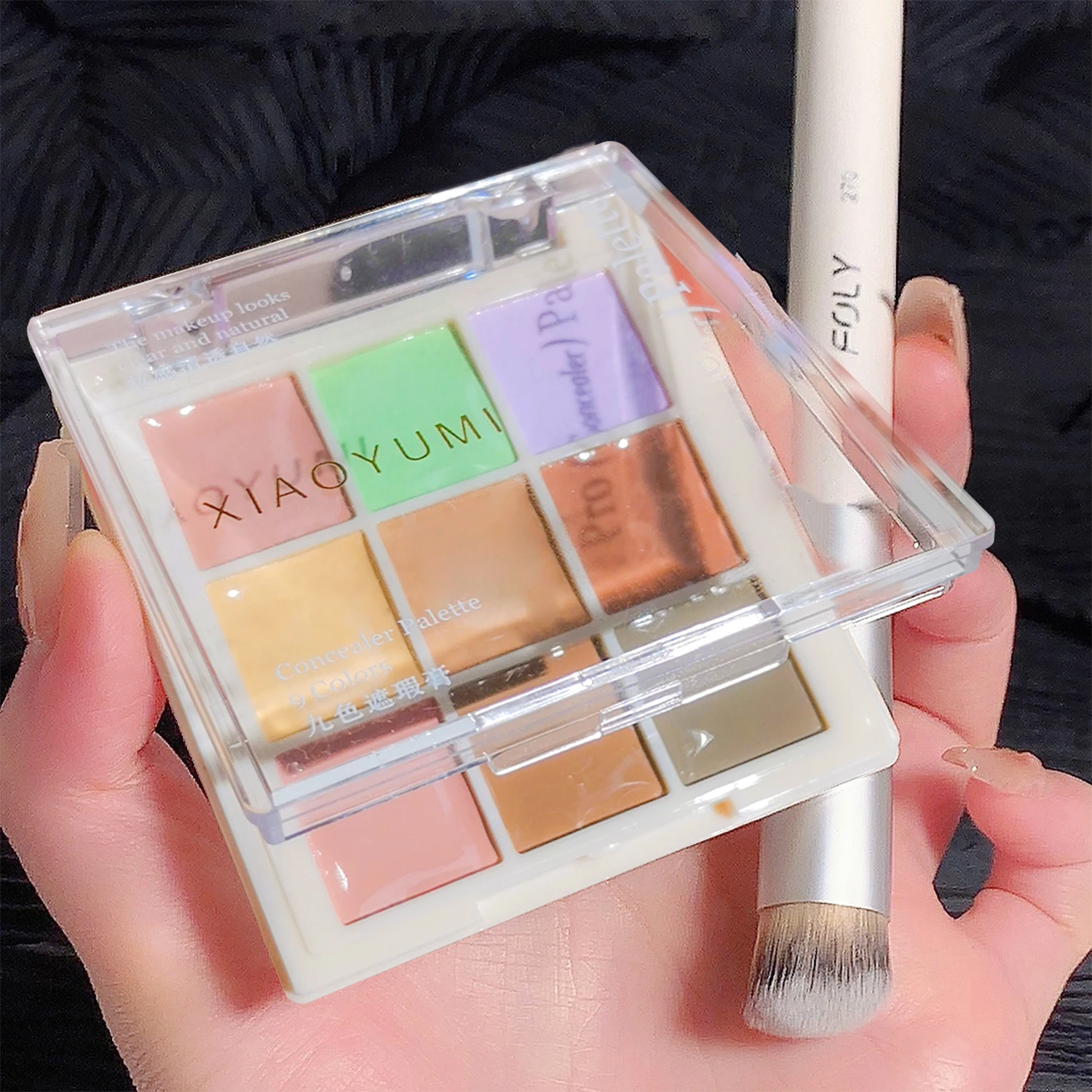 Nine-tone Concealer Spotty Acne Print Dark Eye Circles Tear Gap Brightening Skin Tone Lasts Forever