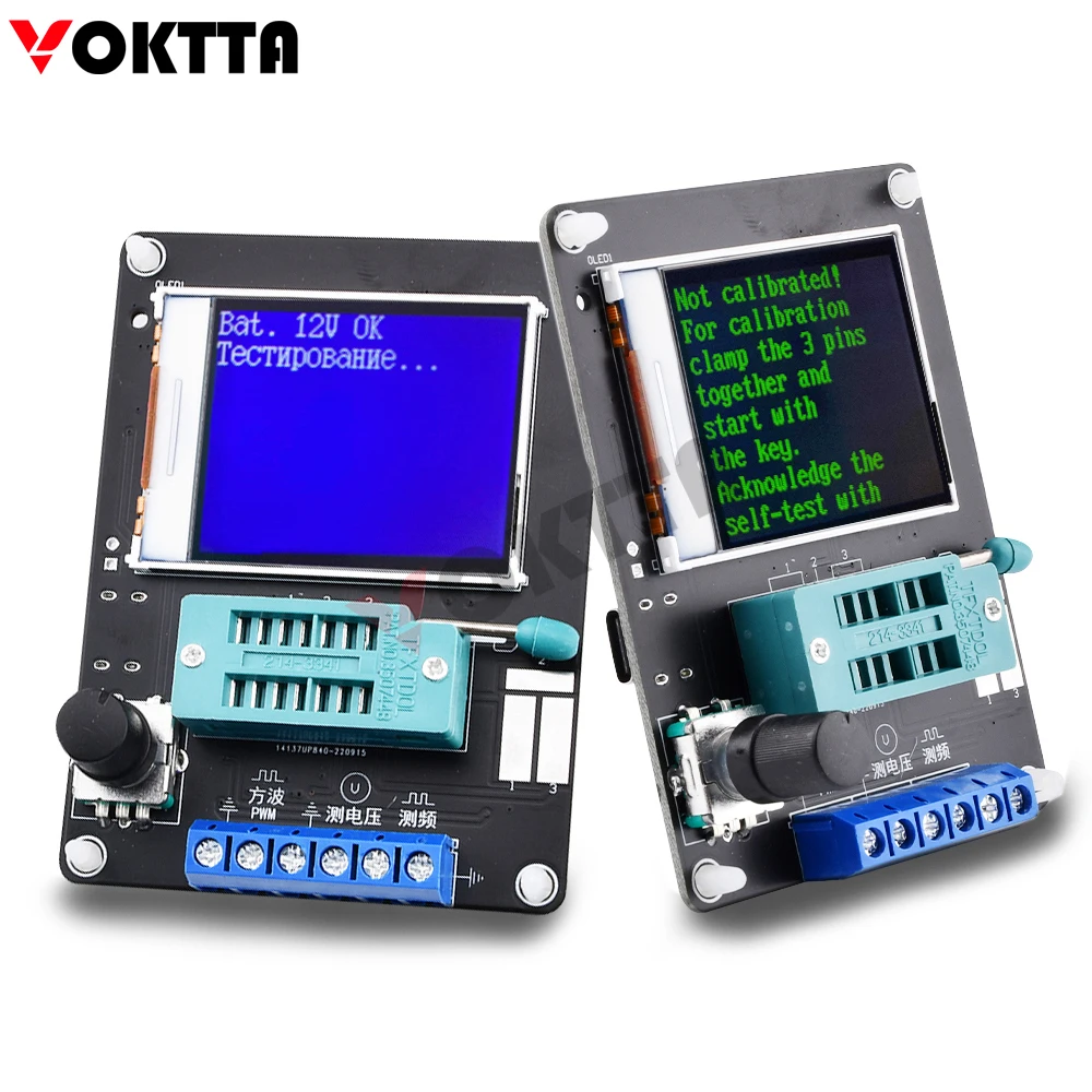 Display LCD GM328A Transistor diodo Tester capacità ESR misuratore di frequenza di tensione PWM generatore di onde quadrate Kit elettronico