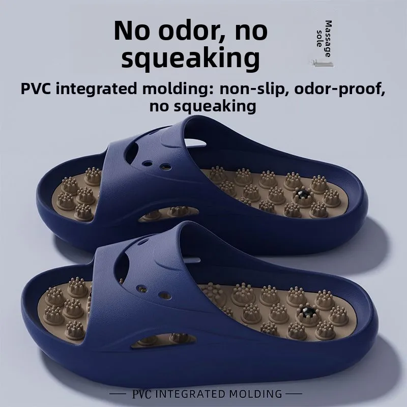 

Massaging Magnetic Foot Bottom Slippers Men's 2026 New Home Bath Anti-slip Deodorant Pressure Board Sandals Women's Open-Toe ...