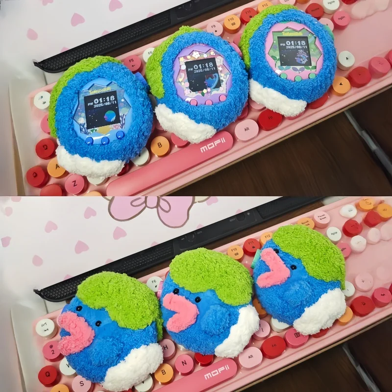 

Bandai Tamagotchi Paradise Защитный чехол Ручной работы Вязаный чехол Трикотажная ткань Противоударный противоударный мультяшный защитный чехол