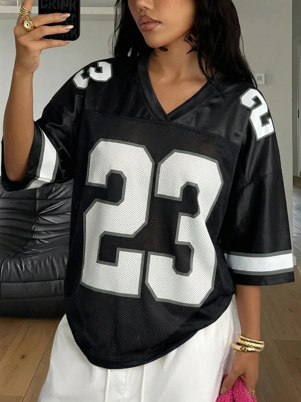 Street Fashion China - Women's New 23 Letter Printed Street
