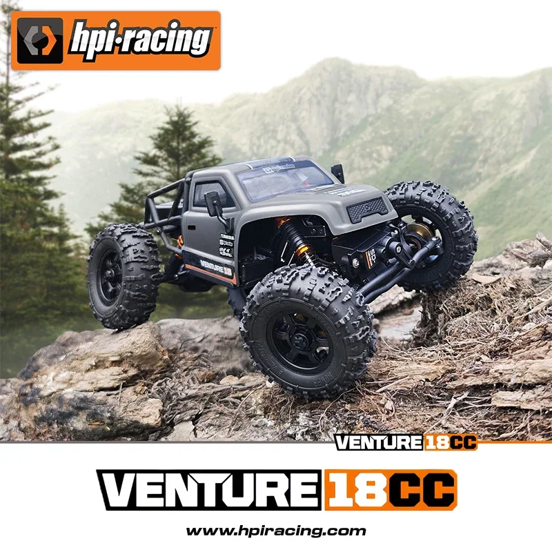 HPI 1/18 مقياس Venture18 CCversions 4WD RTR نموذج سيارة للتحكم عن بعد مناسبة لهدايا عيد ميلاد الأولاد محاكاة واقعية