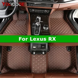 YOGOOGE Tappetini per auto personalizzati per Lexus RX 270 300 350 350h 400h 450h 200t Tappeti per auto Piede Coche Accessorie