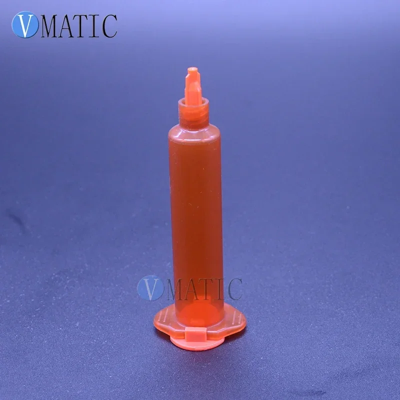 Free Shipping Glue Dispensing UV Pneumatic Syringe Barrel 10cc/ml Amber Syringe Barrel With Piston/Stopper/Cover