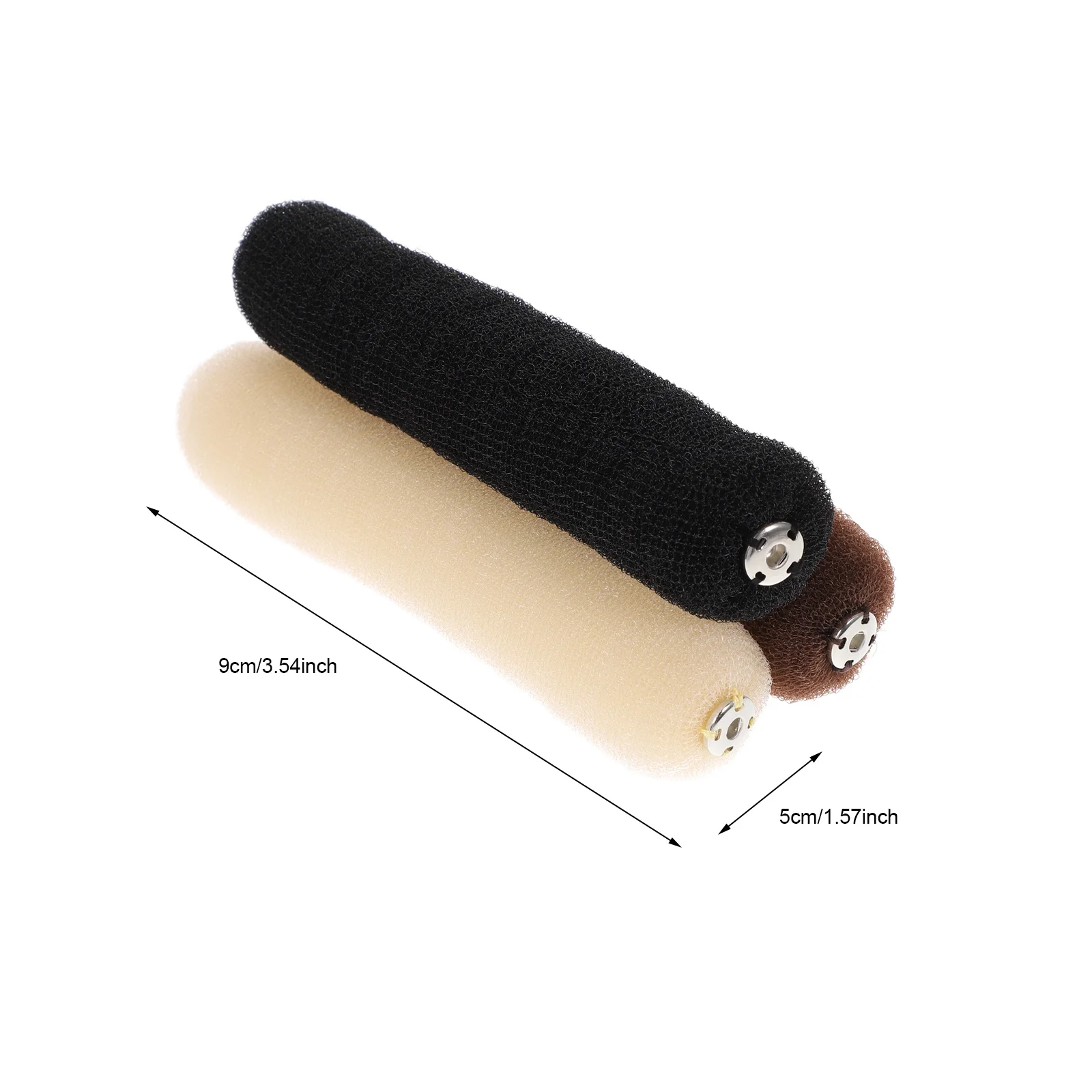 3 قطعة صانع كعكة الشعر مطاطا مقاومة للاهتراء تصفيفة الشعر أداة لحفلات الزفاف حفلة موسيقية مواعيد المحمولة قابلة لإعادة الاستخدام كعكة الشعر المشكل الإناث #2