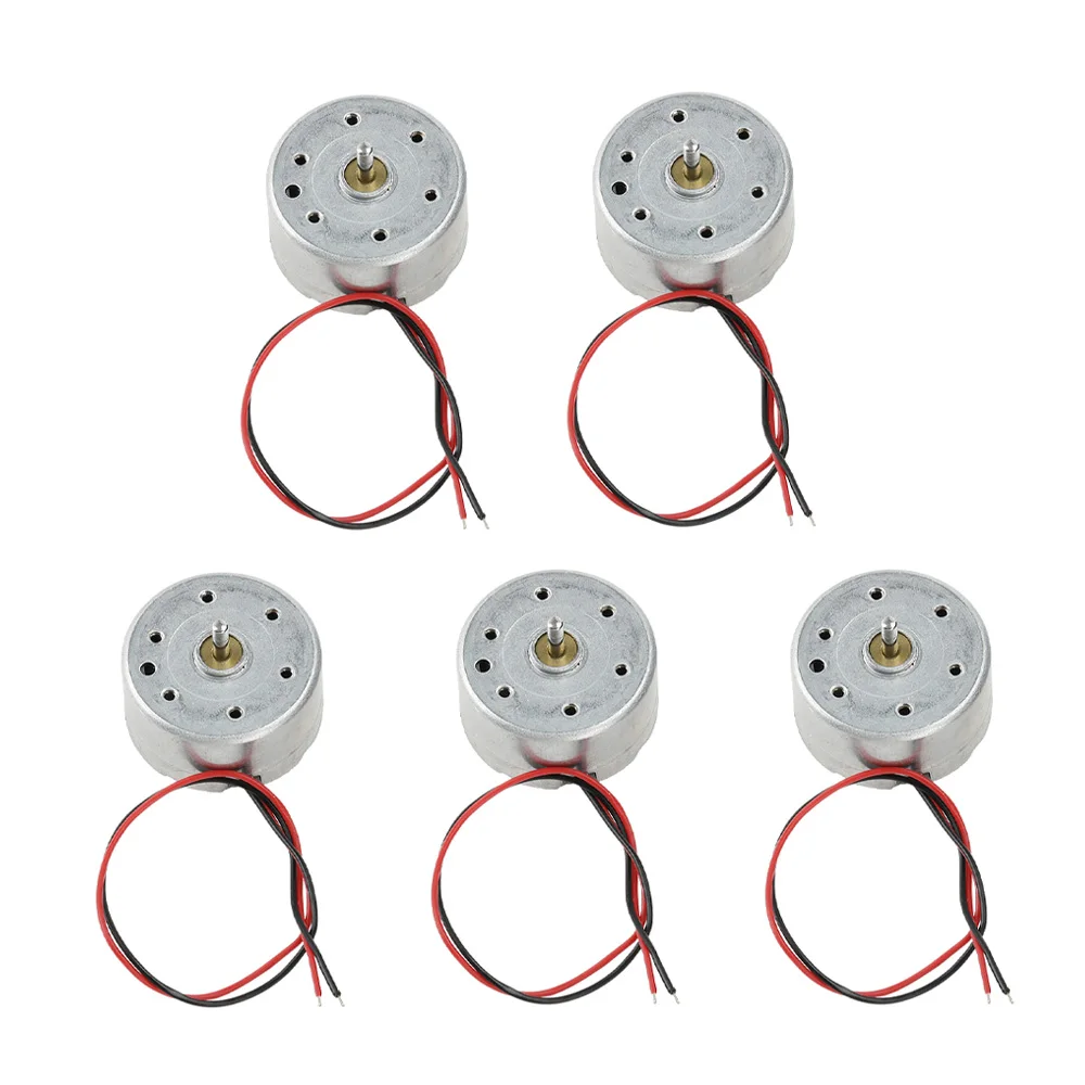 5/1Pcs DC Motor Micro Generator 3V-6V Hobby 300 Motor for Radio DIY Wind Turbine Generator Hand Cranked Power Model