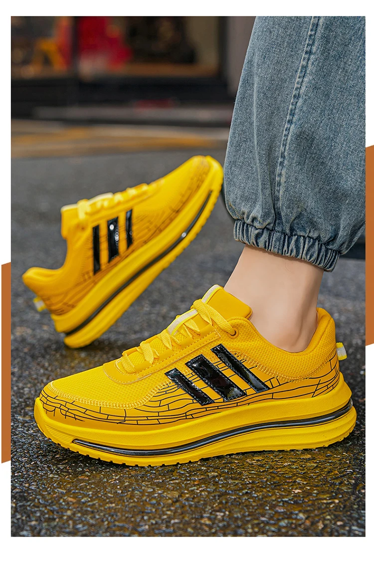 Modische Herren-Freizeitsneaker, atmungsaktives Obermaterial, leicht und strapazierfähig, ideal für Sport und den Alltag. – Detail 14