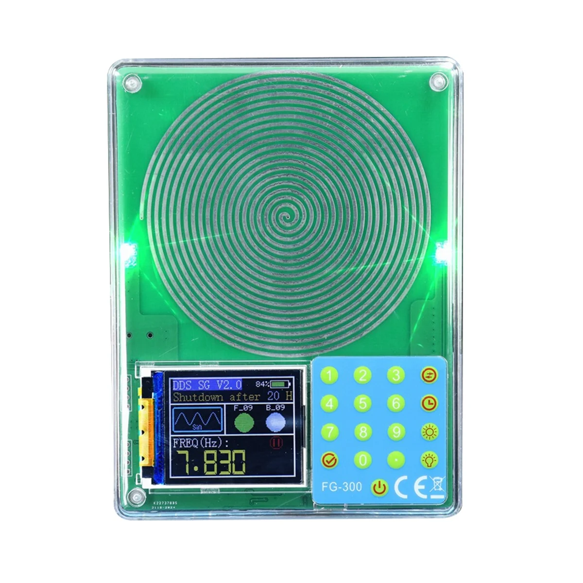 A79G FG-300 DDS وظيفة إشارة مولد 0.001 هرتز-200 كيلو هرتز إشارة مولد 1.8 بوصة TFT عرض شرط + مربع + سن المنشار الموجي