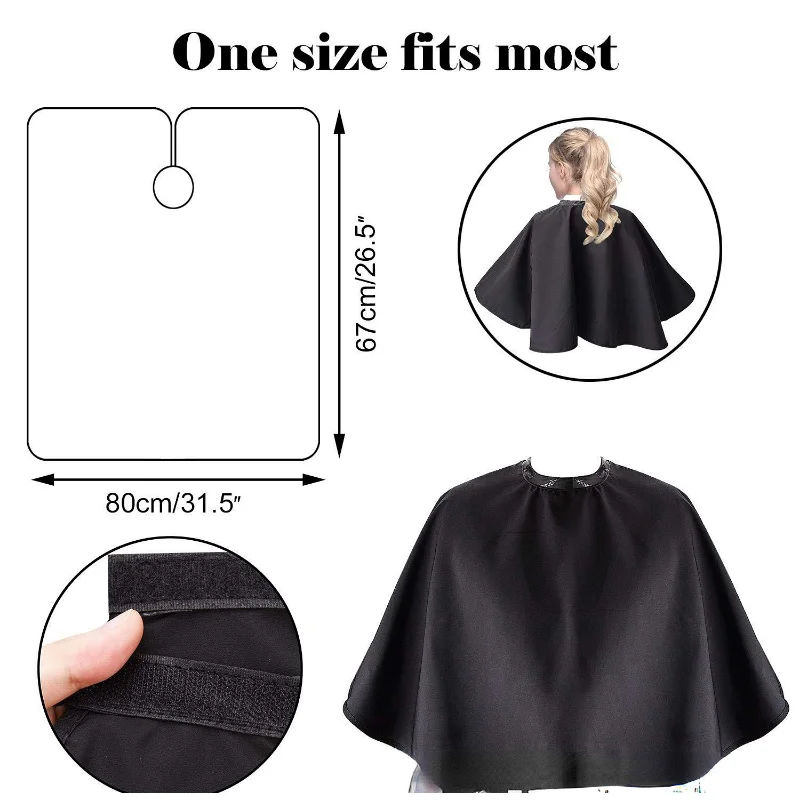 New Hair Cutting Cape Pro Salon Hairdressing Hairdresser Cloth Gown Barber Black Waterproof Hairdresser Apron Haircut capes