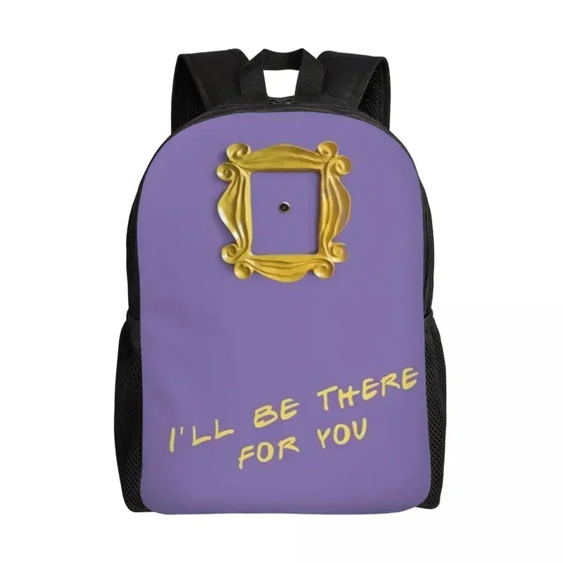 I'll Be There for You Travel Backpack Men Women School Computer Bookbag Friends TV Show College Student Daypack Bags