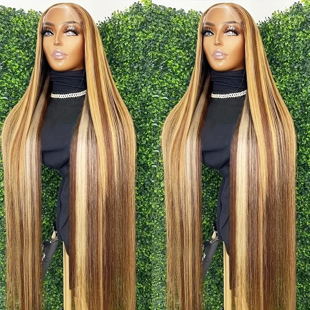 SoGreat straight hd lace frontal wig 13x6 highlight wig 13x4 lace frontal blonde wig bone straight human hair wigs Brazilian image 2