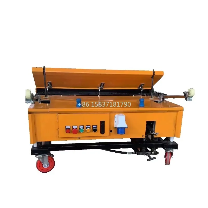 

Portable Electric Automatic Rendering Plastering Machine New Condition Construction Concrete Cement Mortar Wall Sand Spraying