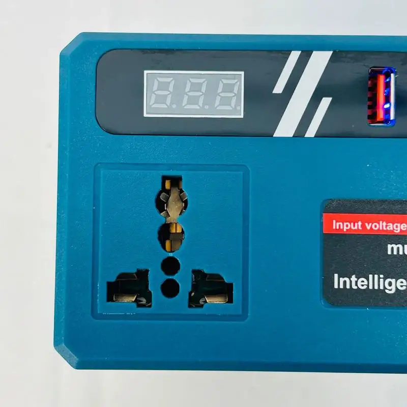 Инвертор мощности аккумулятора, адаптер быстрого зарядного устройства, преобразователь переменного тока от 18 В до 21 В до 220 В постоянного тока для дома, операционный инвертор Makitas