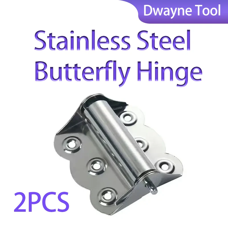 

2 шт., петля-бабочка из нержавеющей стали, автоматическое закрытие дверного доводчика, поворотный экран, оконная пружинная петля