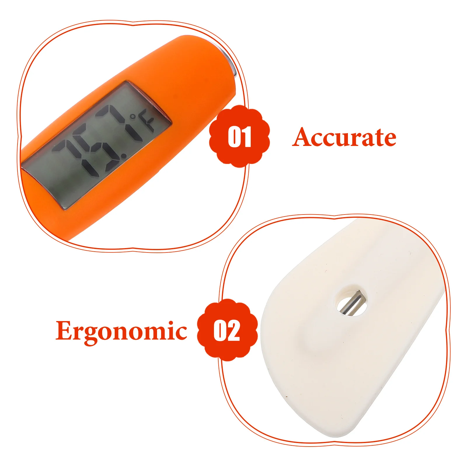 

Digital Candy Thermometer Spatula Temperature Control Tool for Baking Cooking Candy Chocolate Jam Kitchen Thermometer