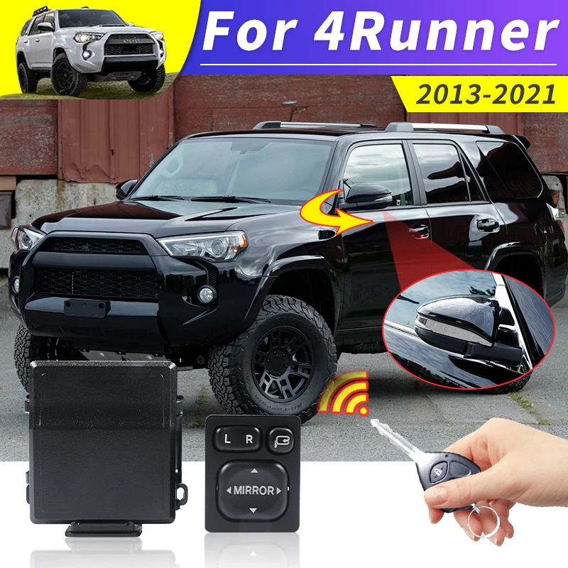 2012-2022 For Toyota 4runner Pro Sport SR5 Premium Modification Accessories Rearview Mirror Electric Folding Automatic Expansion