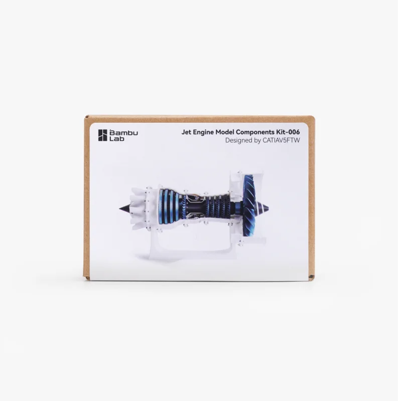 Tuozhu 3D printing aircraft engine model MH006 maker treasure house creative model components