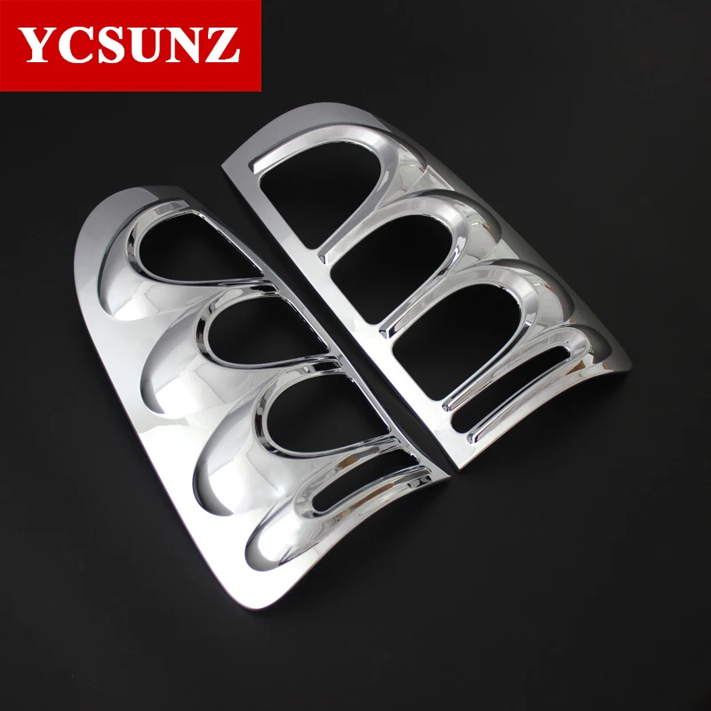 ABS Black Rear Lights Cover For For Toyota Hilux Vigo 2005 2006 2007 2008 2009 2010 Accessories Car Tail Light Lamp Hood YCSUNZ