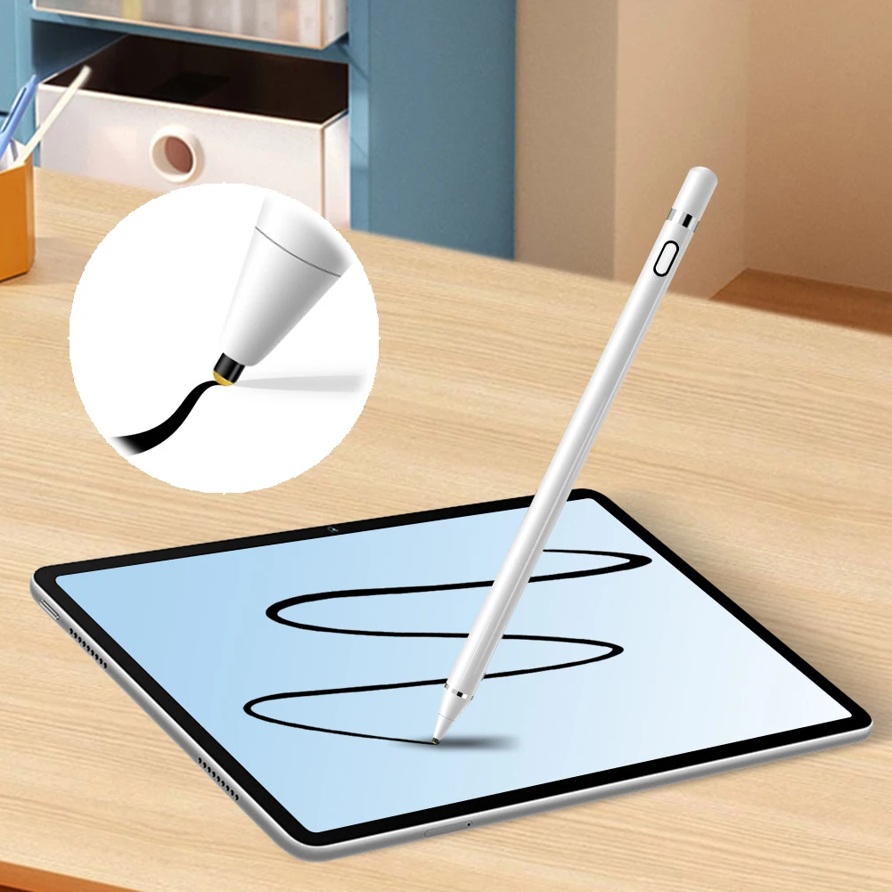 Active Rechargeable Stylus Pen Capacitive Stylus Universal Stylus Pen for Android and iOS Touchscreens/Phones