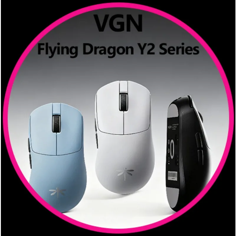 

VGN Flying Dragon Y2 Ultra Gaming Mouse Ultra Lightweight Dual 8K 500mAh Ergonomic Wireless Tri-Mode Custom E-Sports Mice