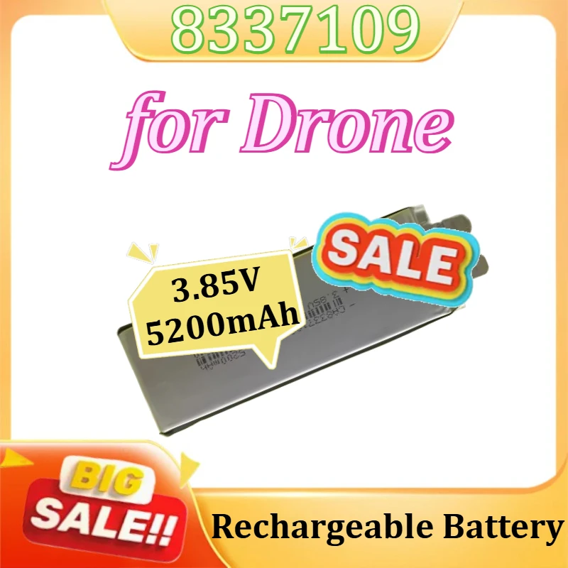 

New high-capacity LiHv lipo 8337A9 8337109 7200mah 8337127 battery cell 3.85V 5200mAh