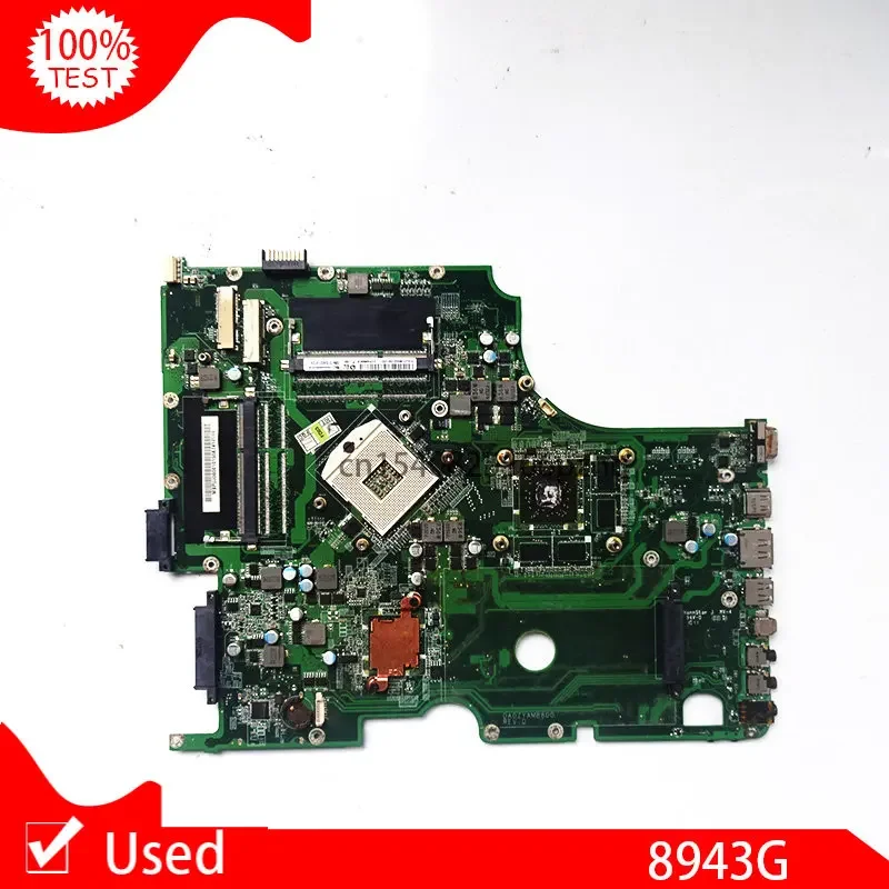 Used DA0ZYAMB8D0 For Acer Aspire 8943 8943G Laptop Motherboard 2 Memory Slot