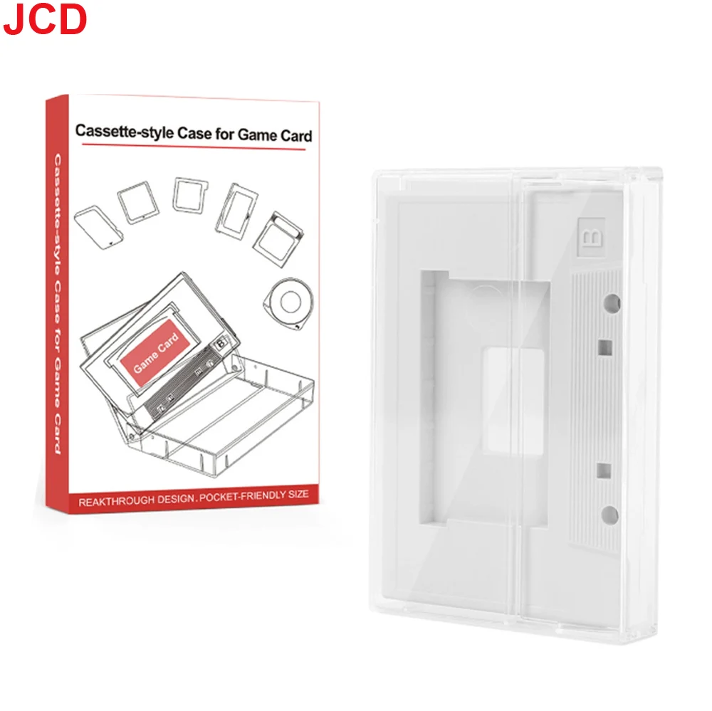 JCD 1pc 게임 보이 어드밴스 게임 카드 홀더 보호 상자 컬렉션 보호 케이스 용 GBA 카세트 보관 상자 용