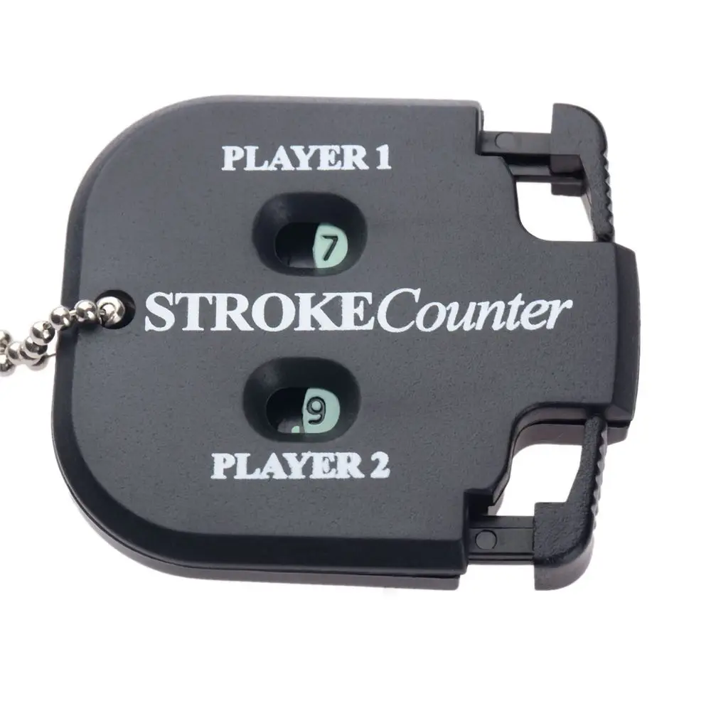 Golf Shot Count Stroke Putt Score Counter Compteur due cifre segnapunti con portachiavi ausili per l'allenamento del Golf accessori per il Golf