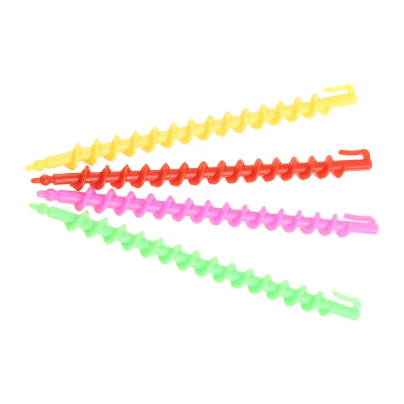 1 Túi Nhựa Dài Tạo Kiểu Tóc Salon Dụng Cụ Làm Tóc Xoắn Ốc Uốn Tóc Cần Dropshipping