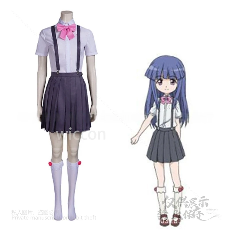 كون هيغوراشي عندما يبكون هو ريوغو رينا سونوزاكي ميون مايبارا أزياء تنكرية فستان JK كرنفال الهالوين مخصص