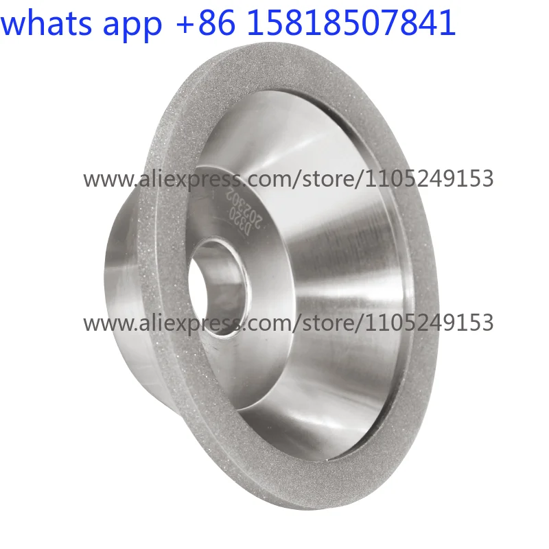 Universal knife sharpener grinding wheel diamond electroplating alloy SDC bowl type inner hole 20 outer diameter 100