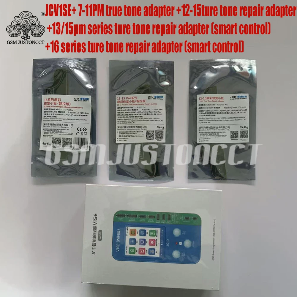 JC JCID V1SE Programmer Ture Tone Screen Repair for iPhone 7-16 Pro Max Original Color Quick Restore Board Battery Repair Tool