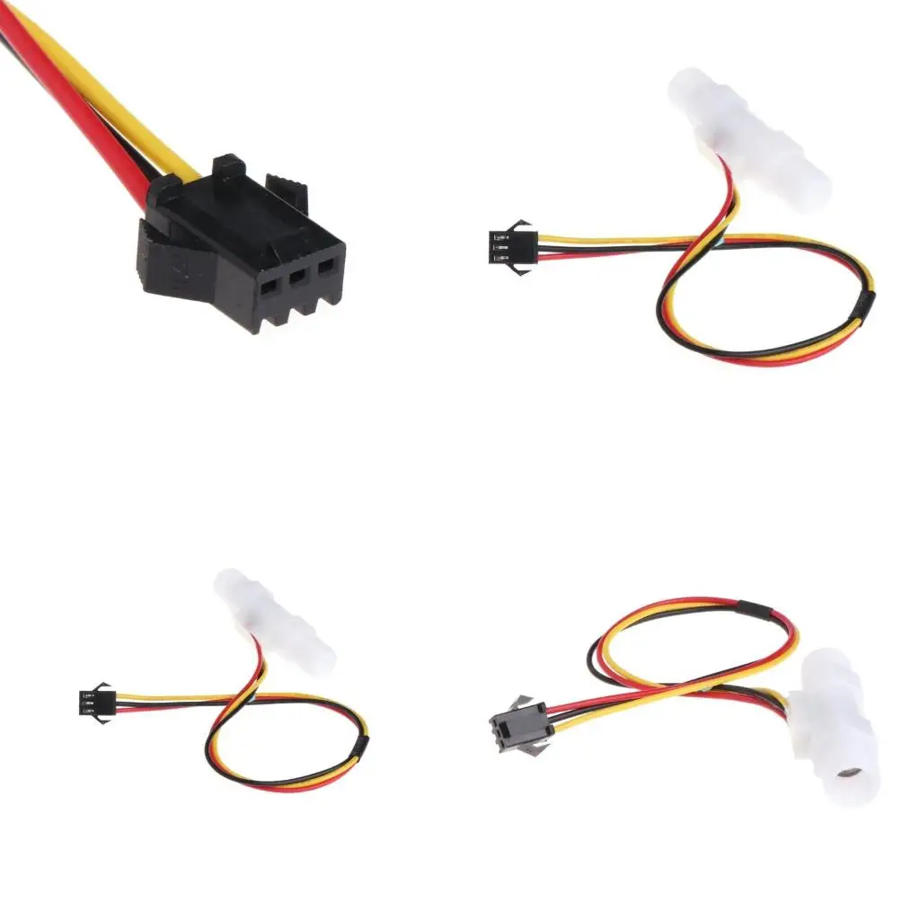 Water Hall Effect 0.3-3.0L/min 4 Plastic Output Measure Liquid for Turbine Meter Accessories