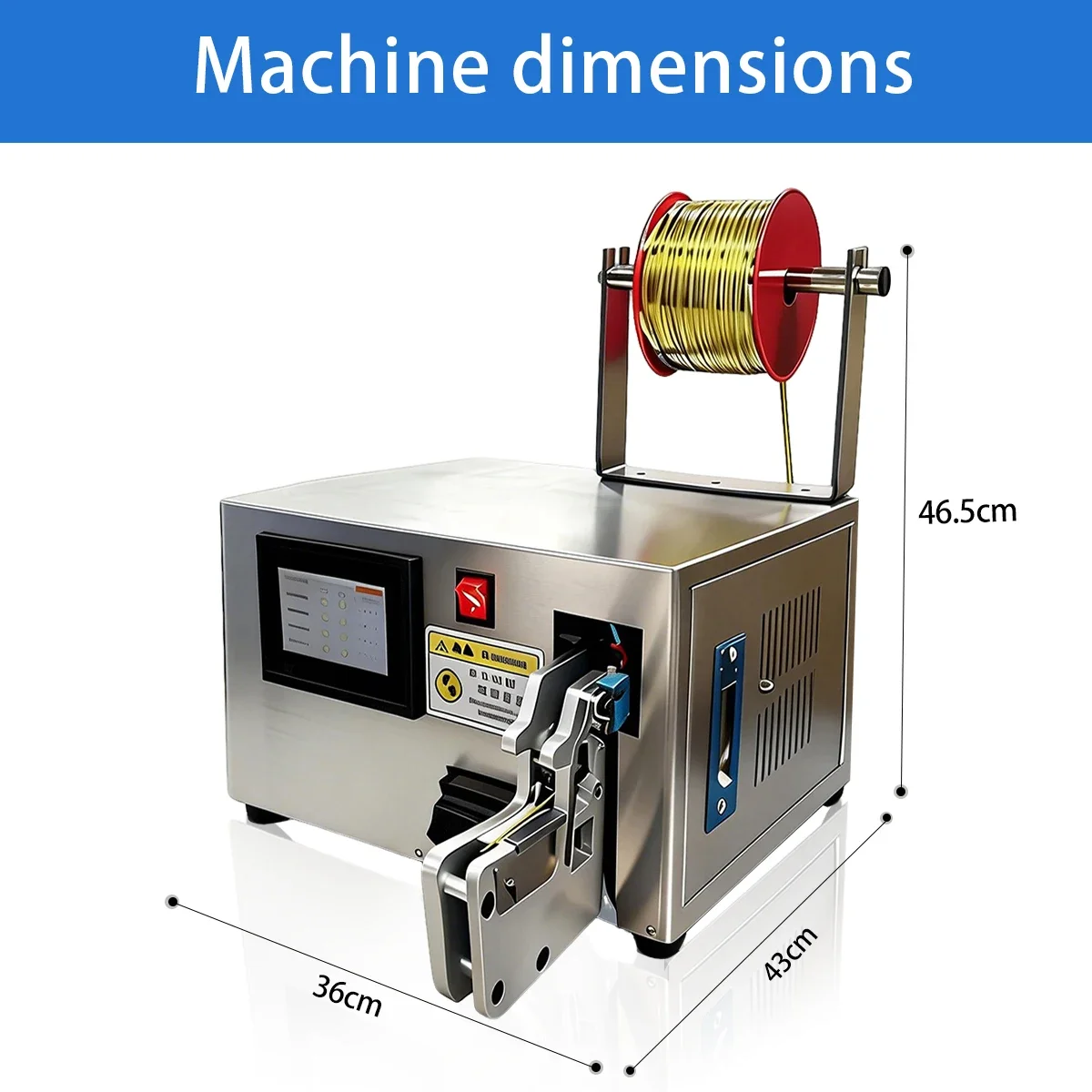 Stainless Steel Wire Cable Binding Machine 2-60mm2 Bread Candy Toy Plastic Bag Sealer Memory Counting