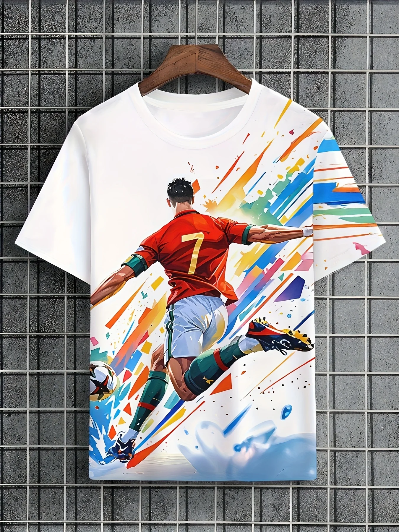 

Men's short-sleeved shirt, monochrome T-shirt, simple pink design, everyday casual, oversized top, S-5XL, summer