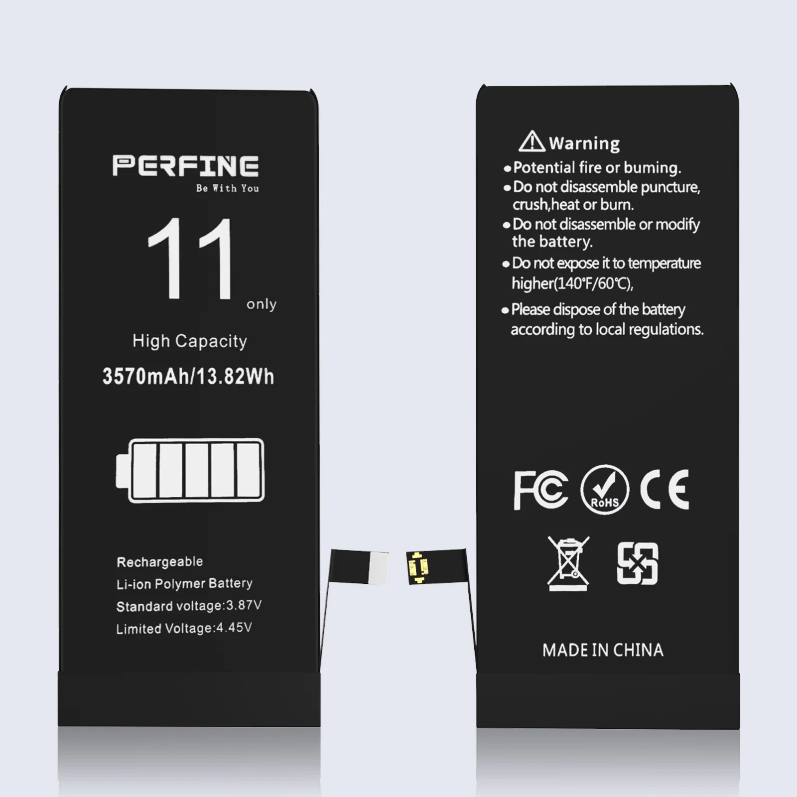 Perfine Battery for iphone 5SE 6S 7 8 Plus 11 SE 2020/2016 Replacement Battery with Repair Tool kit