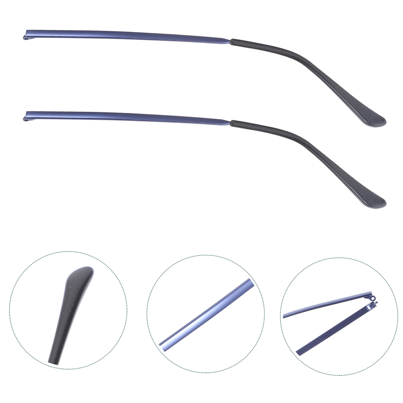 

1 пара сменных дужек для очков, металлические дужки для солнцезащитных очков, износостойкие, прочные, легкие