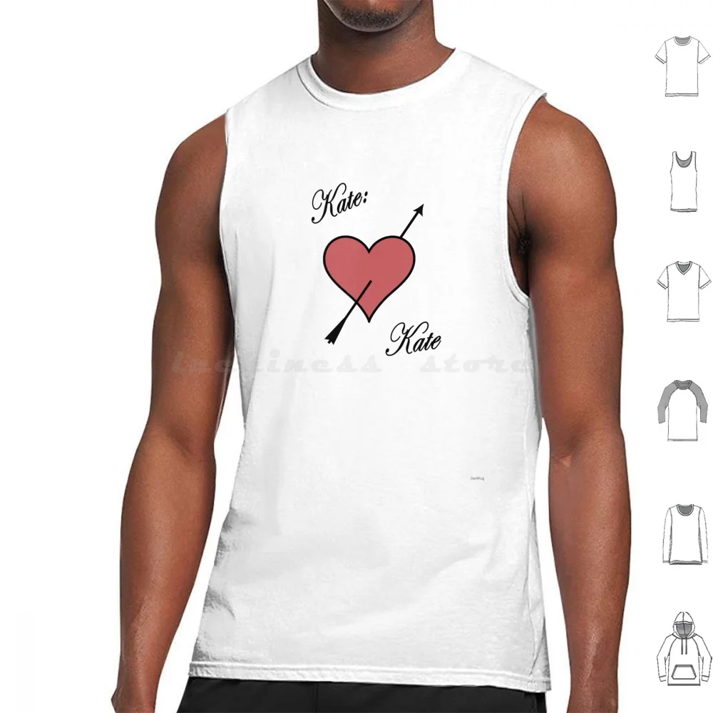 Kate: Camisetas sin mangas Kate de algodón estampado Kate Bishop Hawkeye Hawkguy Clint Barton