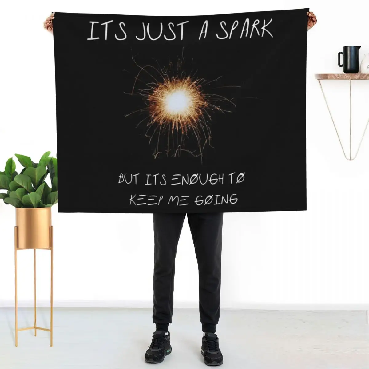 It's Just a Spark Throw Blanket for babies Sleeping Bag Loose sofa bed bed plaid Thin Blankets