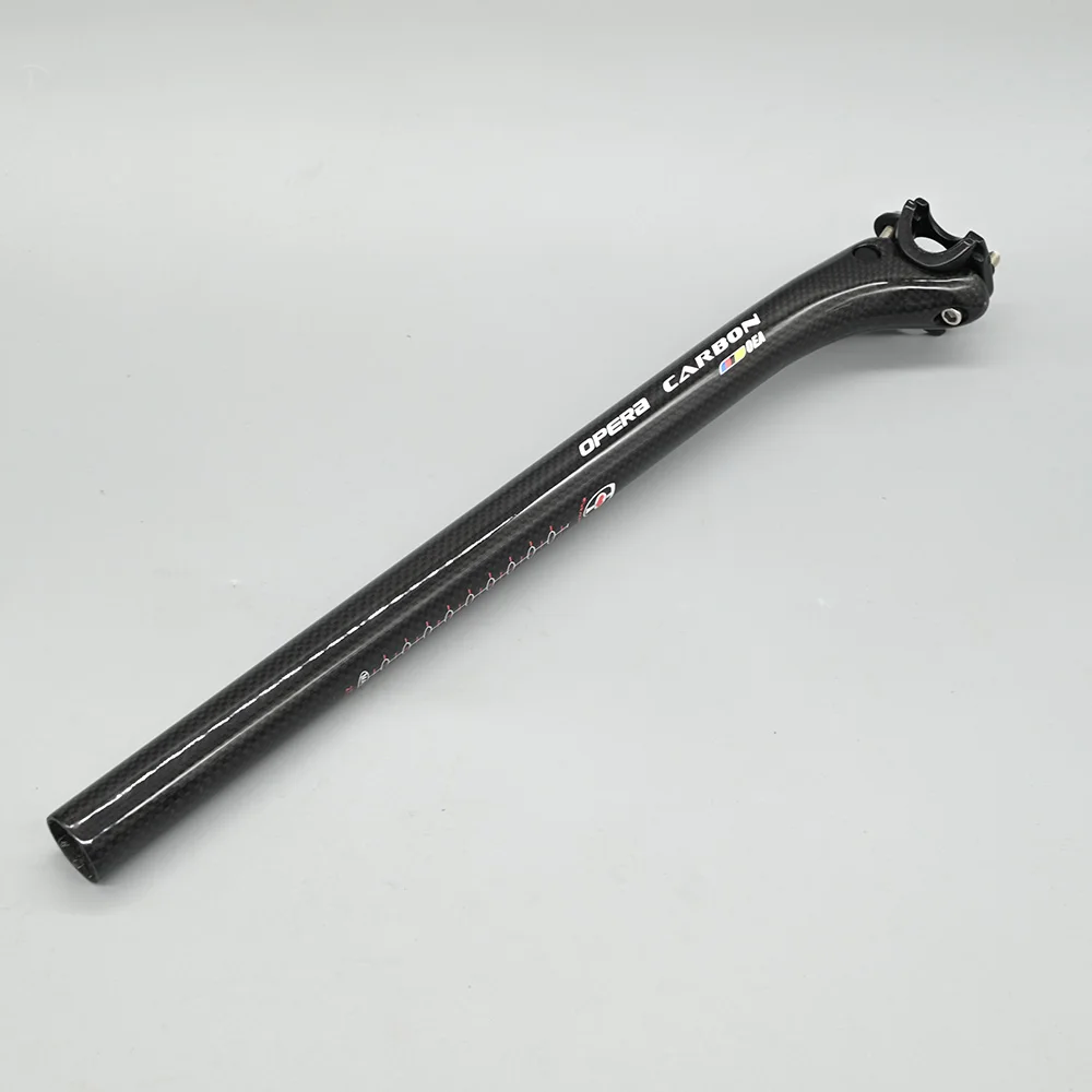 New Carbon MTB Seatpost Offset 20mm Mountain Bike Seat Tube 27.2/30.8/31.6 Ultra-light Gloss/Matte Road Bicycle Seat Post