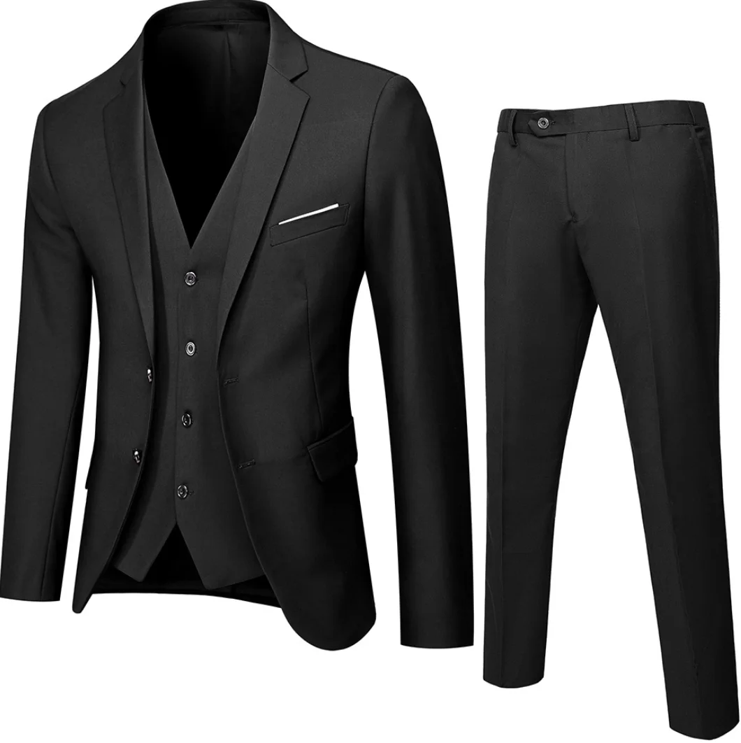 Heren Zakelijk Slim Fit Pak Set Voor Heren