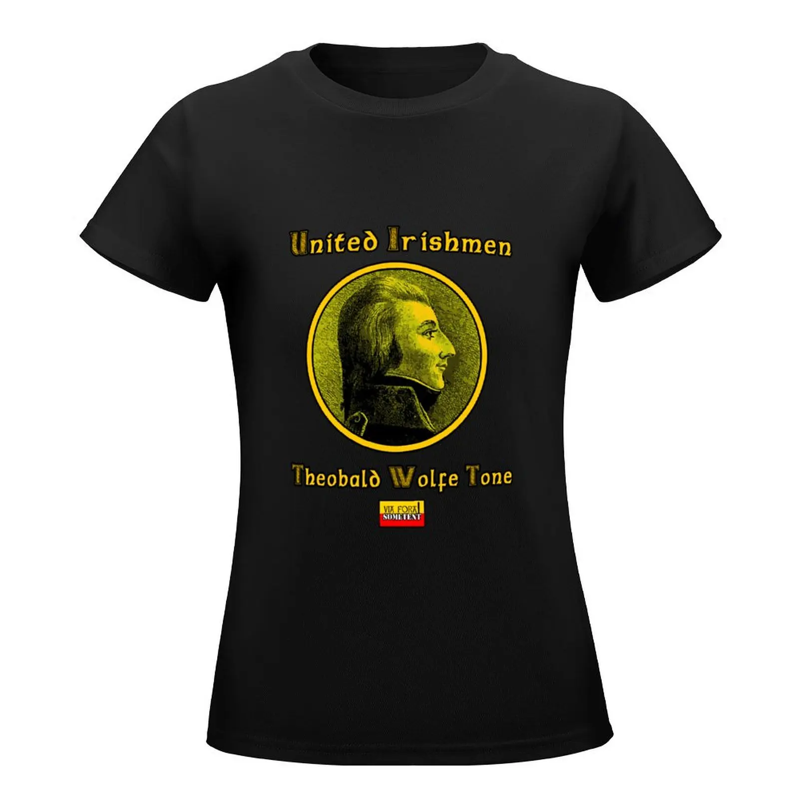 United Irishmen Wolfe Tone T-Shirt Dames Kleding Shirts Grafische T-Shirts Graphics Nieuwe Editie T-Shirts Voor Vrouwen