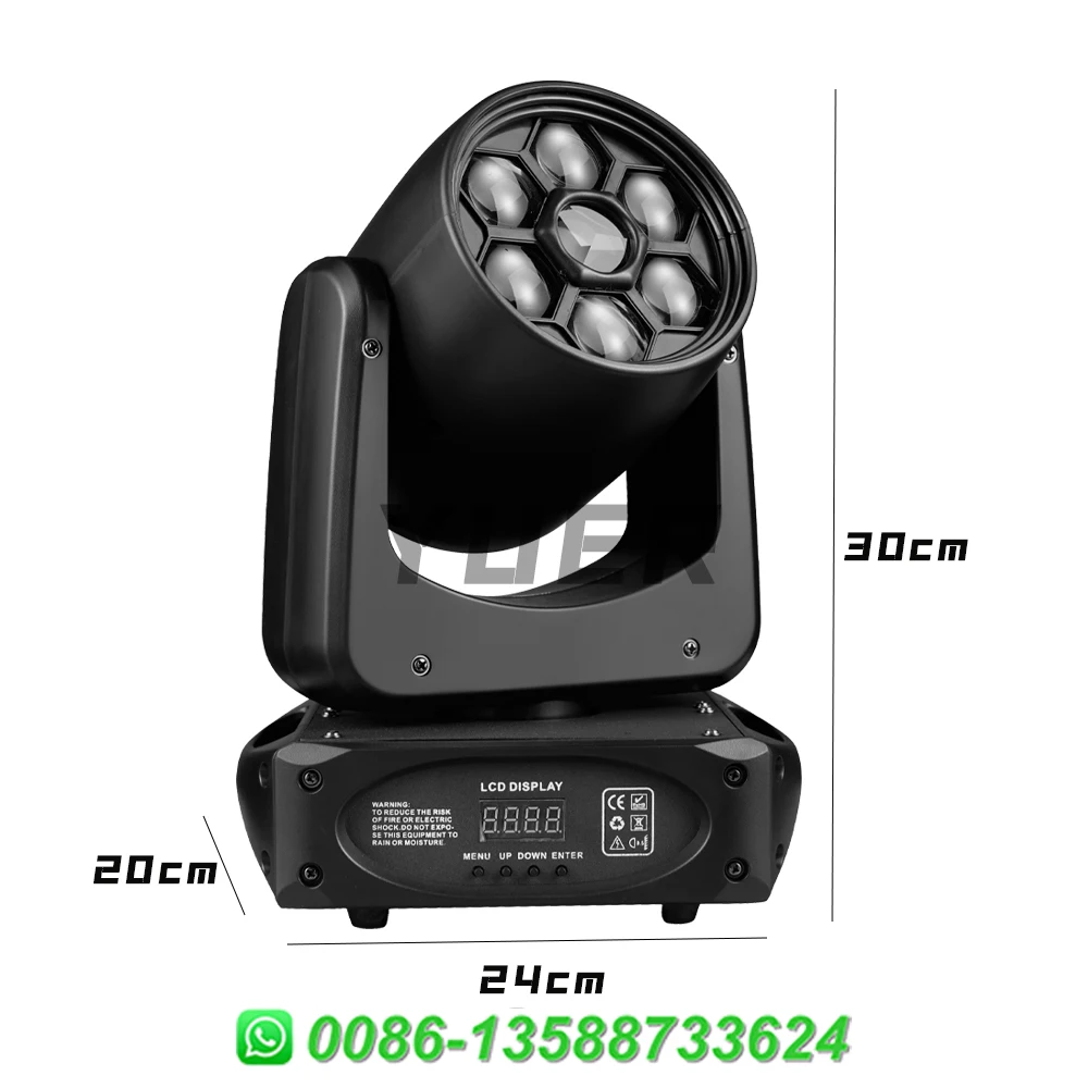 Imagem -02 - Led Moving Head Light Bee Eye Spot Beam Rgbw Gobo Efeito Estroboscópico dj Disco Bar Luzes do Palco do Clube Noturno 150w Pcs por Lote