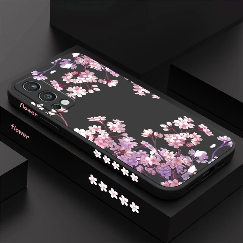 حافظة هاتف بنمط زهرة جميلة لهاتف Oneplus 15 1 + 15 غطاء مقاوم للصدمات غير لامع لهاتف One Plus 15 كابا واقية من السيليكون الناعم