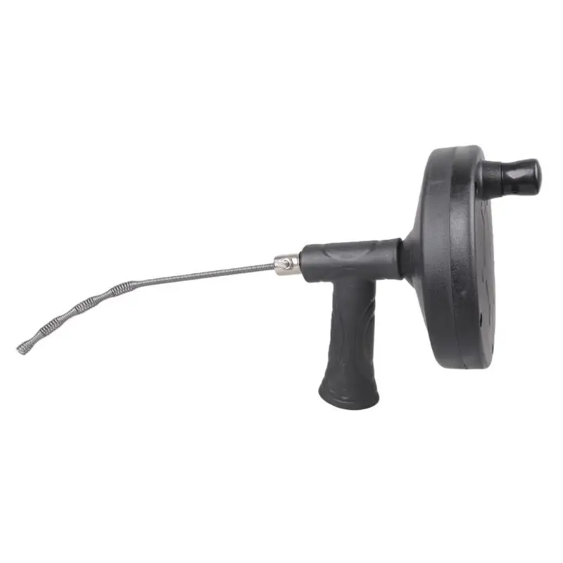 

R9UF Ручной инструмент для очистки труб от упорных засоров в раковине для унитаза, слив для душа, противоскользящая ручка,