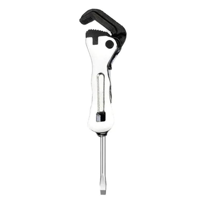 Mini Stubborn Wrench, Mini Self Adjusting Wrench Mini Stubborn Pipe Vise Wrench 2 in 1 Wrench Tool for Tight Space Mini