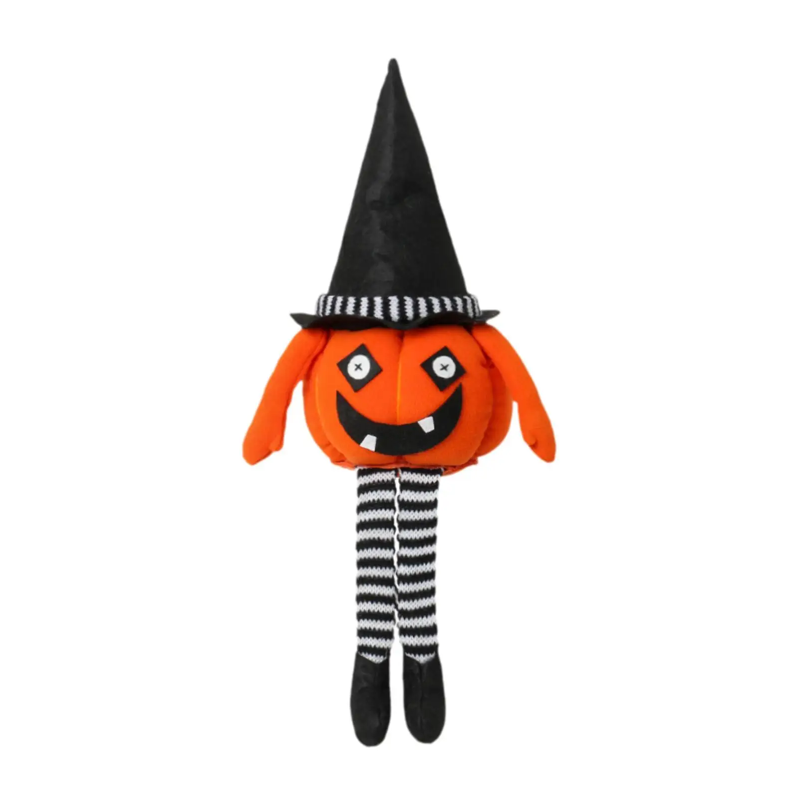 Halloween Pumpkin Specter Plush Doll Home Ornament for Windowsill Desktop