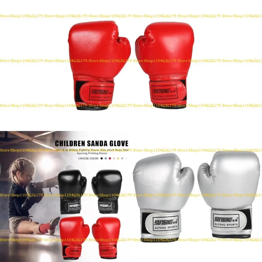 

A1A2 3-10 Yrs Kids Boxing Gloves for Kids Children Youth Punching Bag Kickboxing Muay