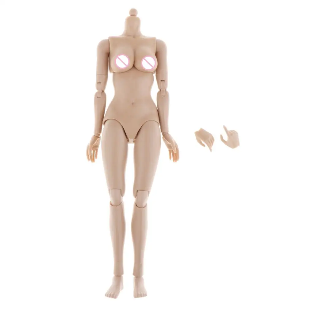 1/6th Scale ยืดหยุ่น Nude หญิงรูปตุ๊กตาของเล่นผิวสําหรับ Kumik HT ตุ๊กตา