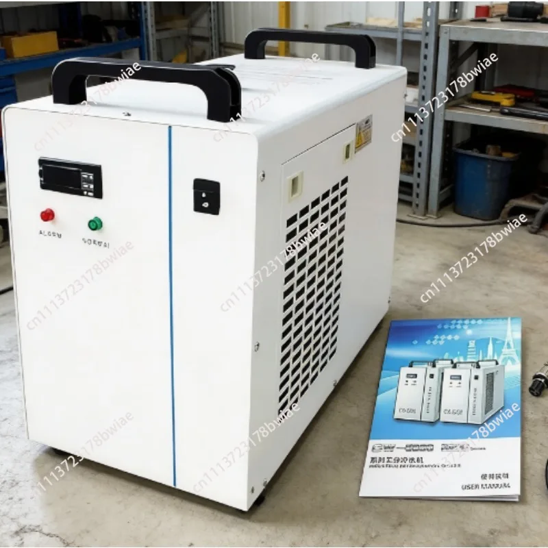 Cw3000/cw5000/cw5200 air-cooled industrial chiller, cnc spindle cooling water circulation chiller